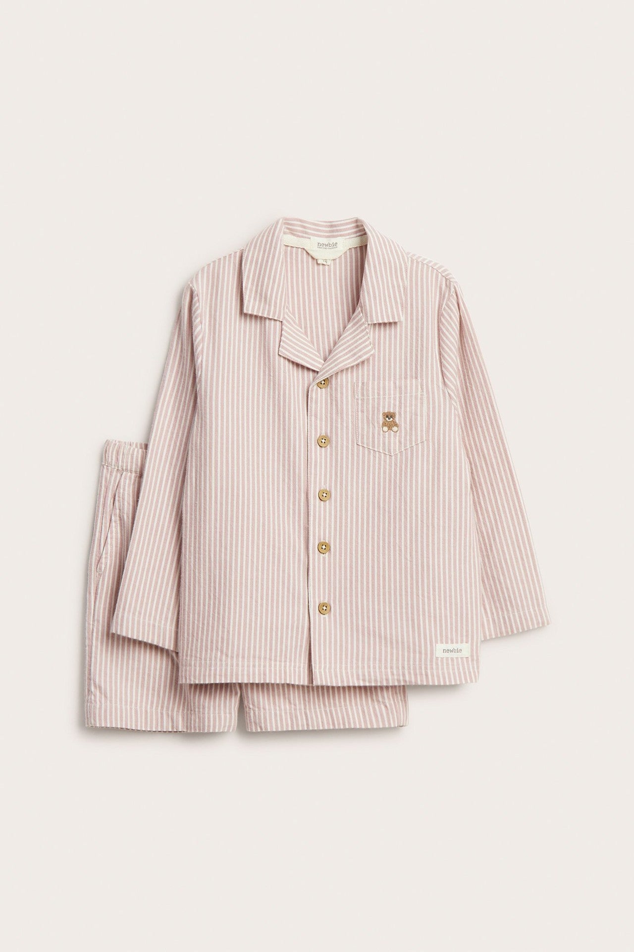 Baby & kids' pink striped pyjamas