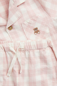 Baby & kids' pink checked pyjamas