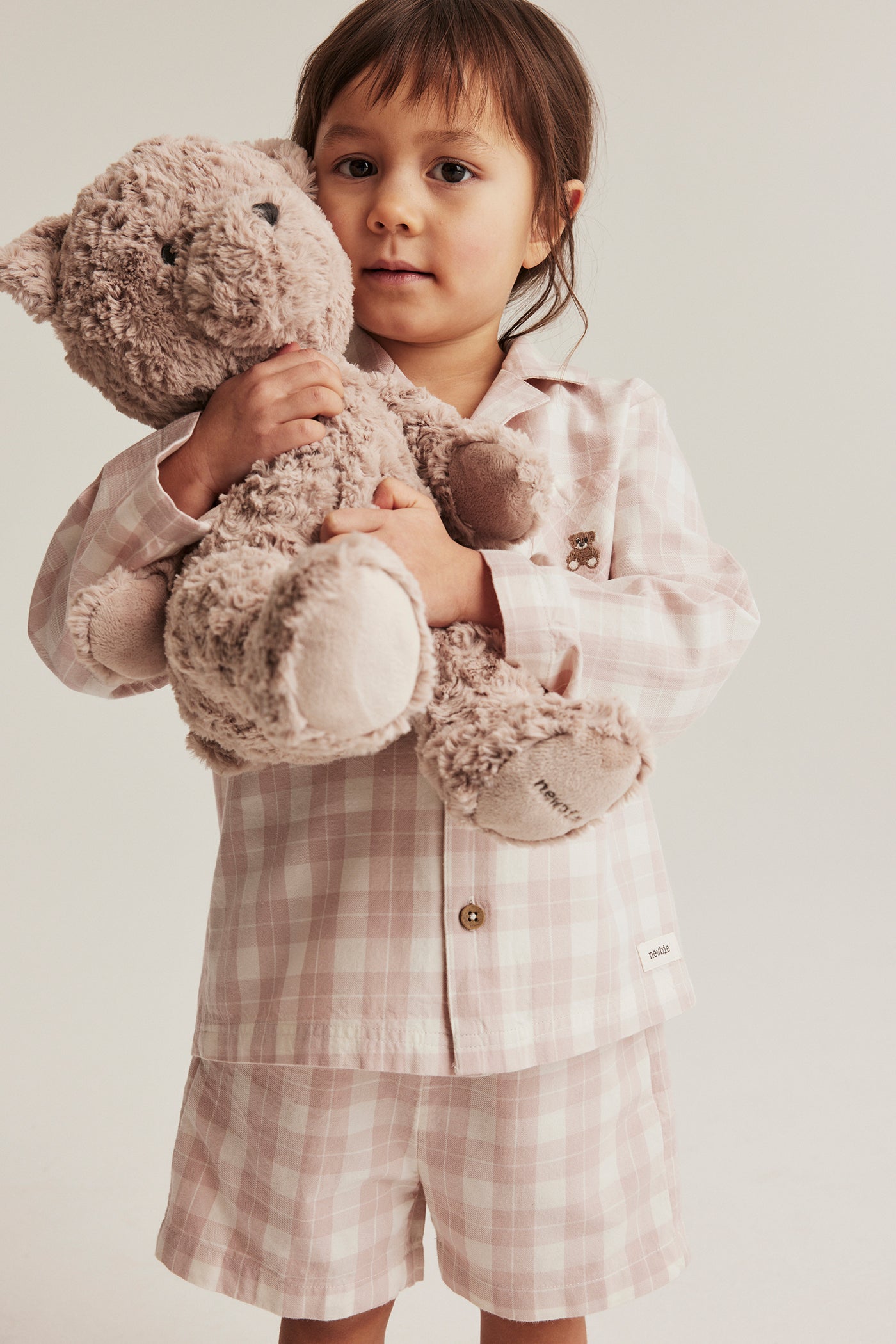 Baby & kids' pink checked pyjamas