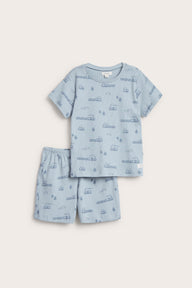 Baby & kids' train pyjamas