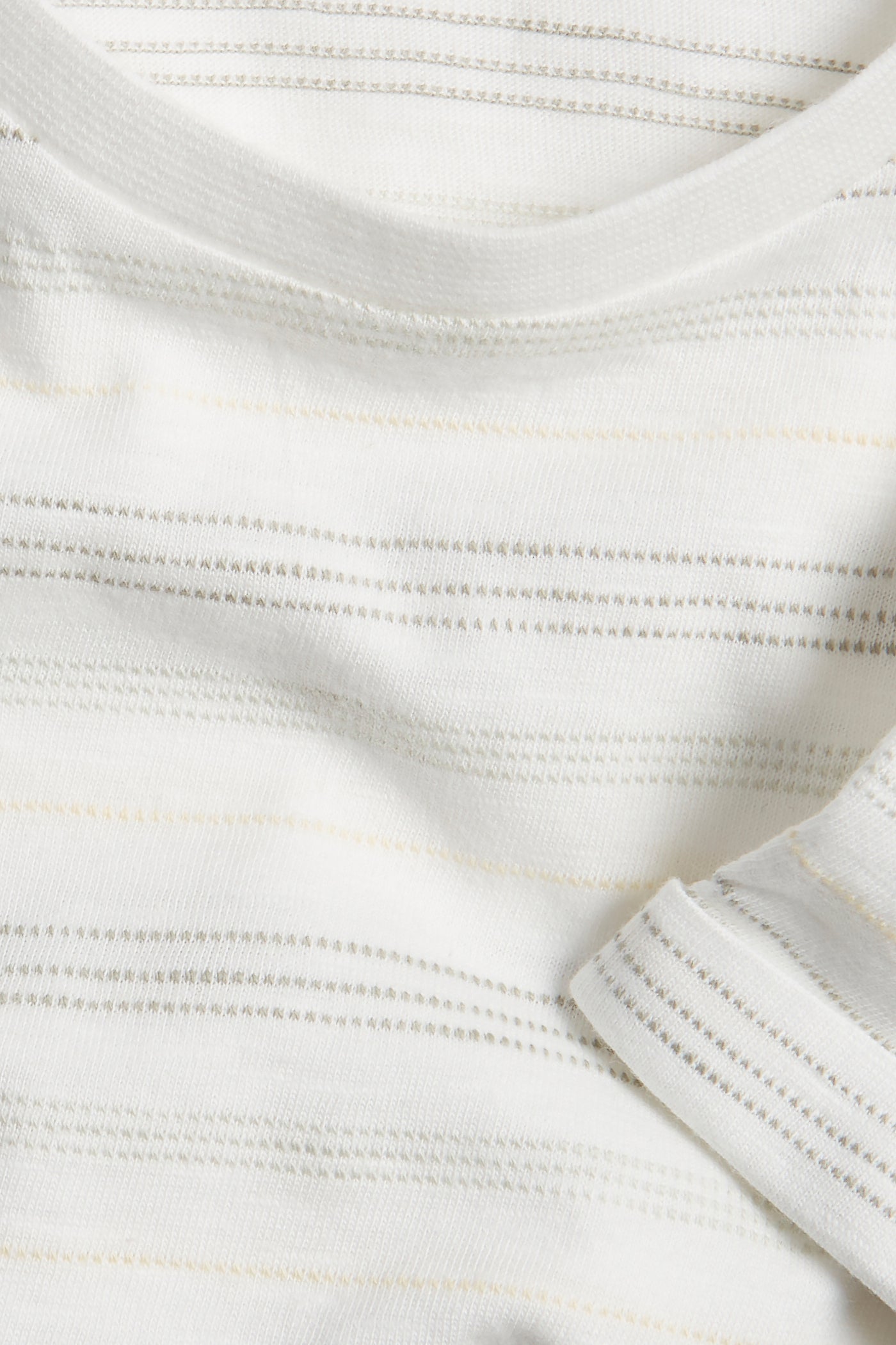 Kids' white striped t-shirt