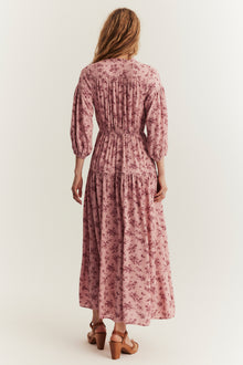 Women's pink floral dress