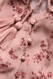 Women's pink floral dress