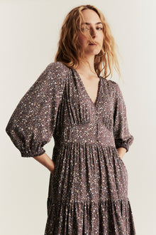 Women's lilac floral dress