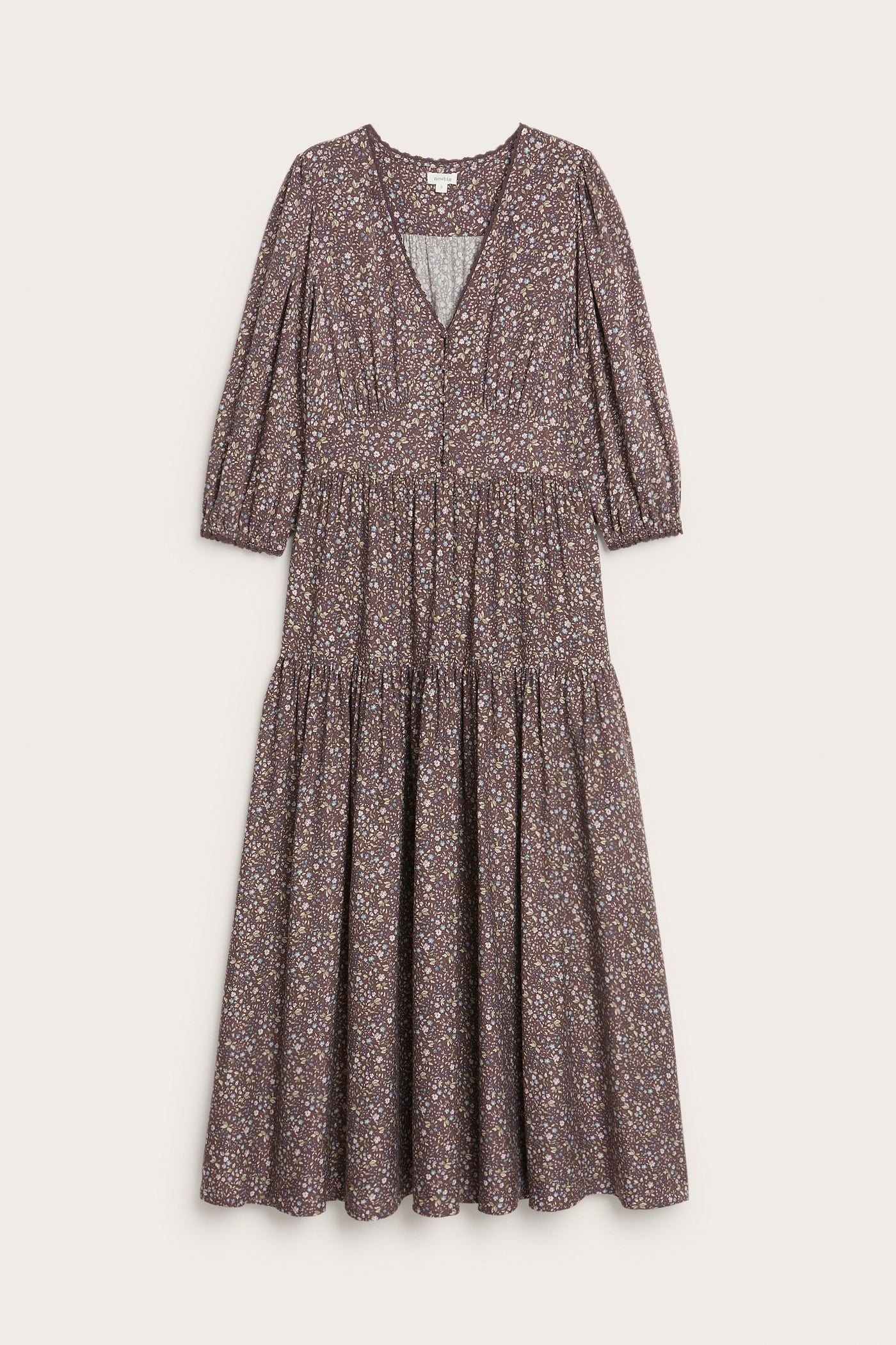 Women's lilac floral dress