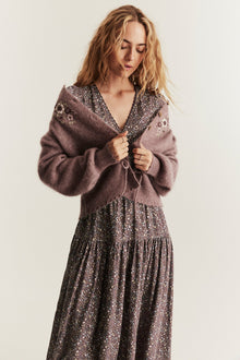 Women's lilac floral dress