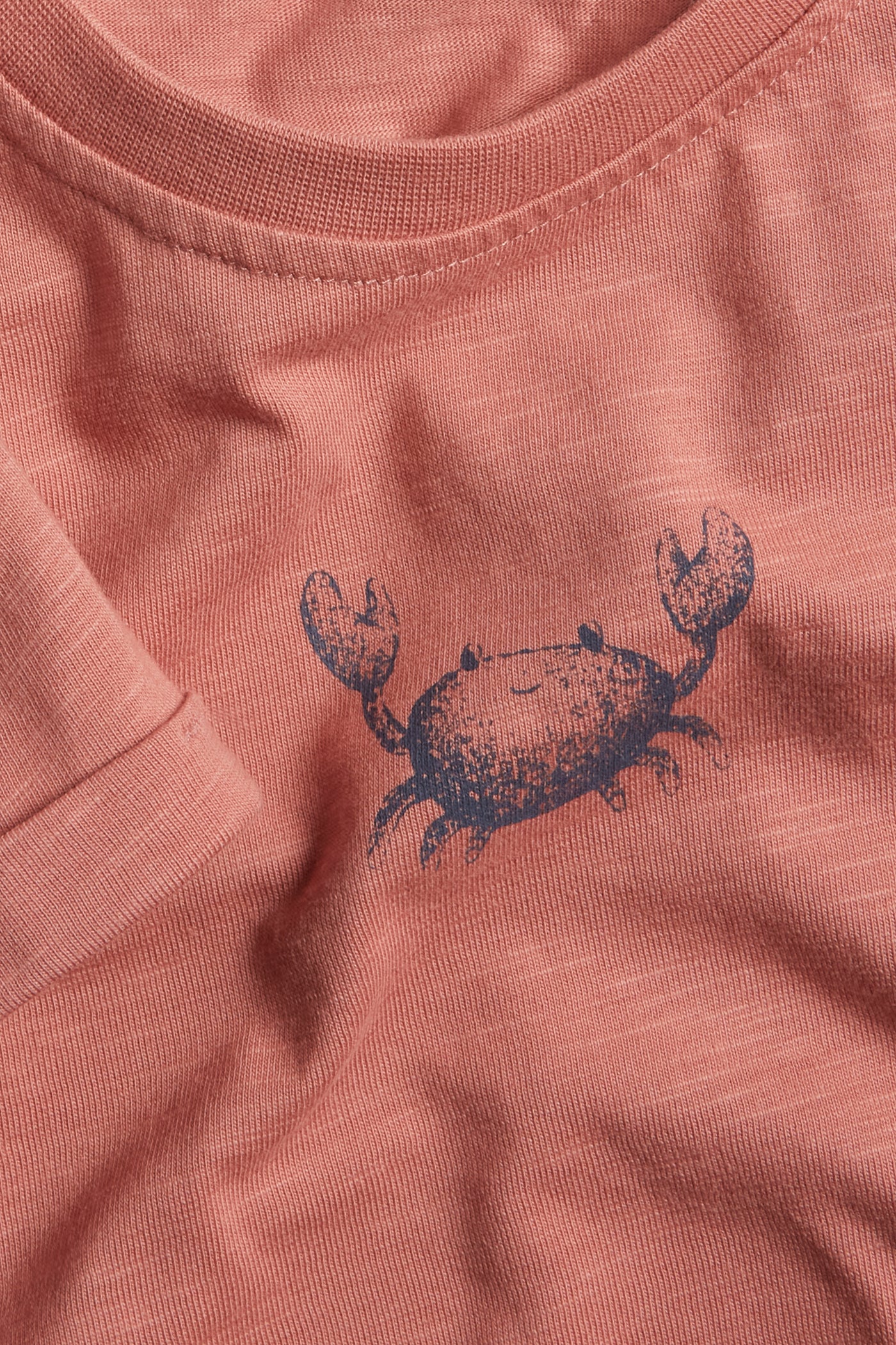 Kids' pink slub jersey t-shirt