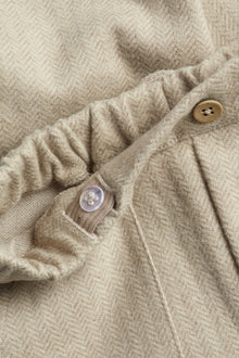 Kids´ beige herringbone trousers