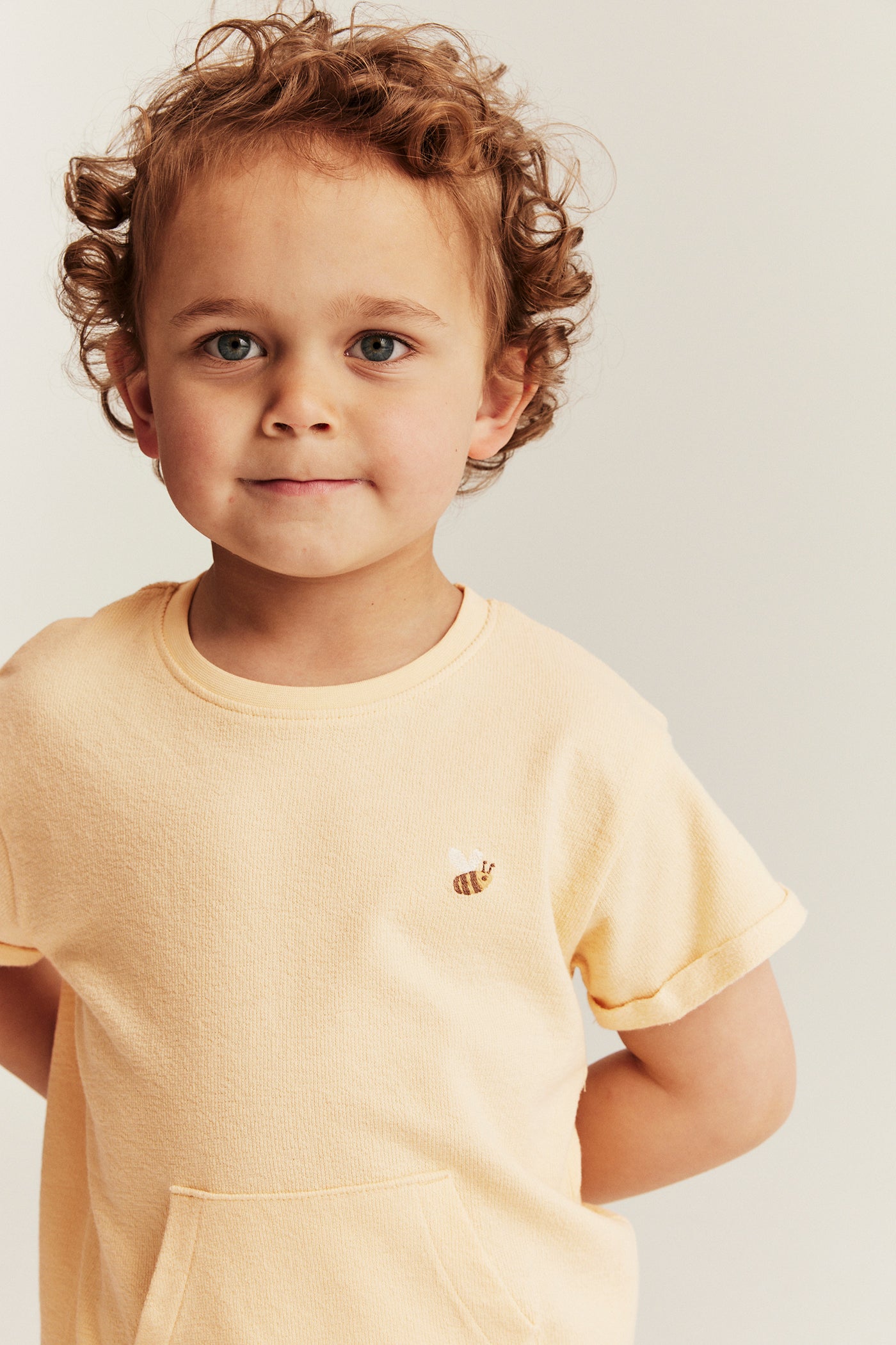 Kids yellow bumblebee t-shirt