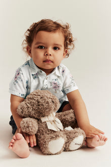 Baby white floral shirt