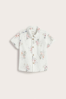 Baby white floral shirt