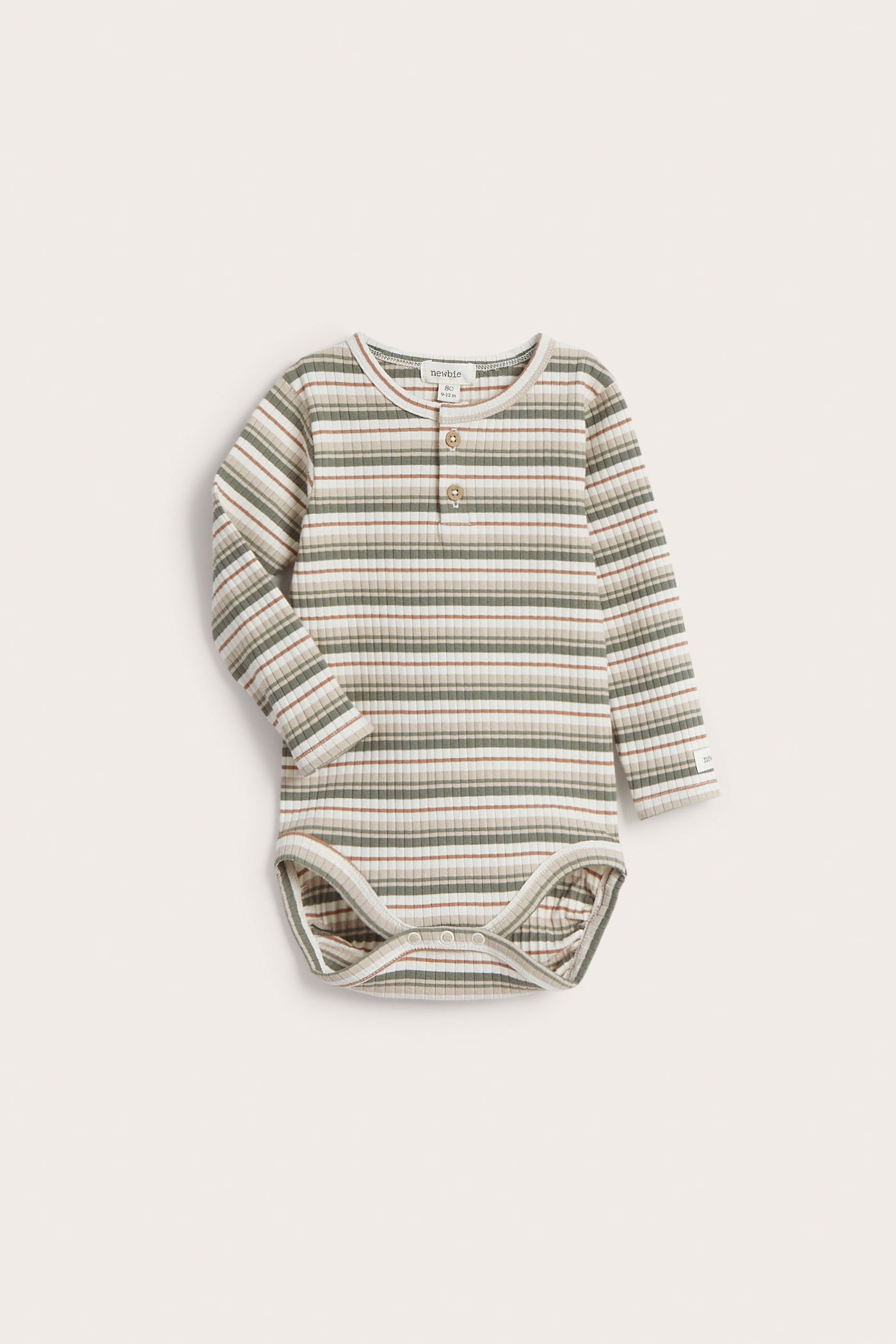 Baby white striped bodysuit