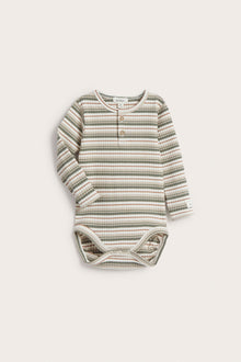 Baby white striped bodysuit