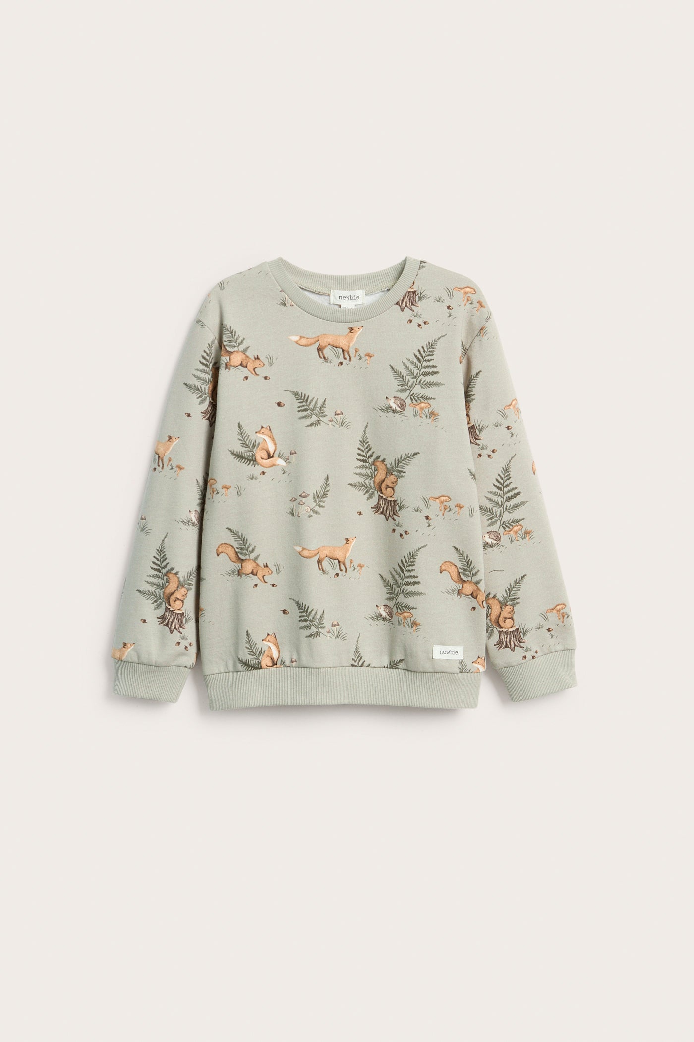 Kids' green forest sweatshirt