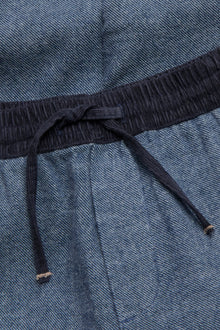 Kids´ blue woven twill trousers