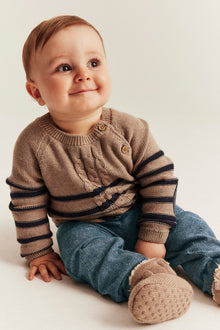 Baby blue woven twill trousers