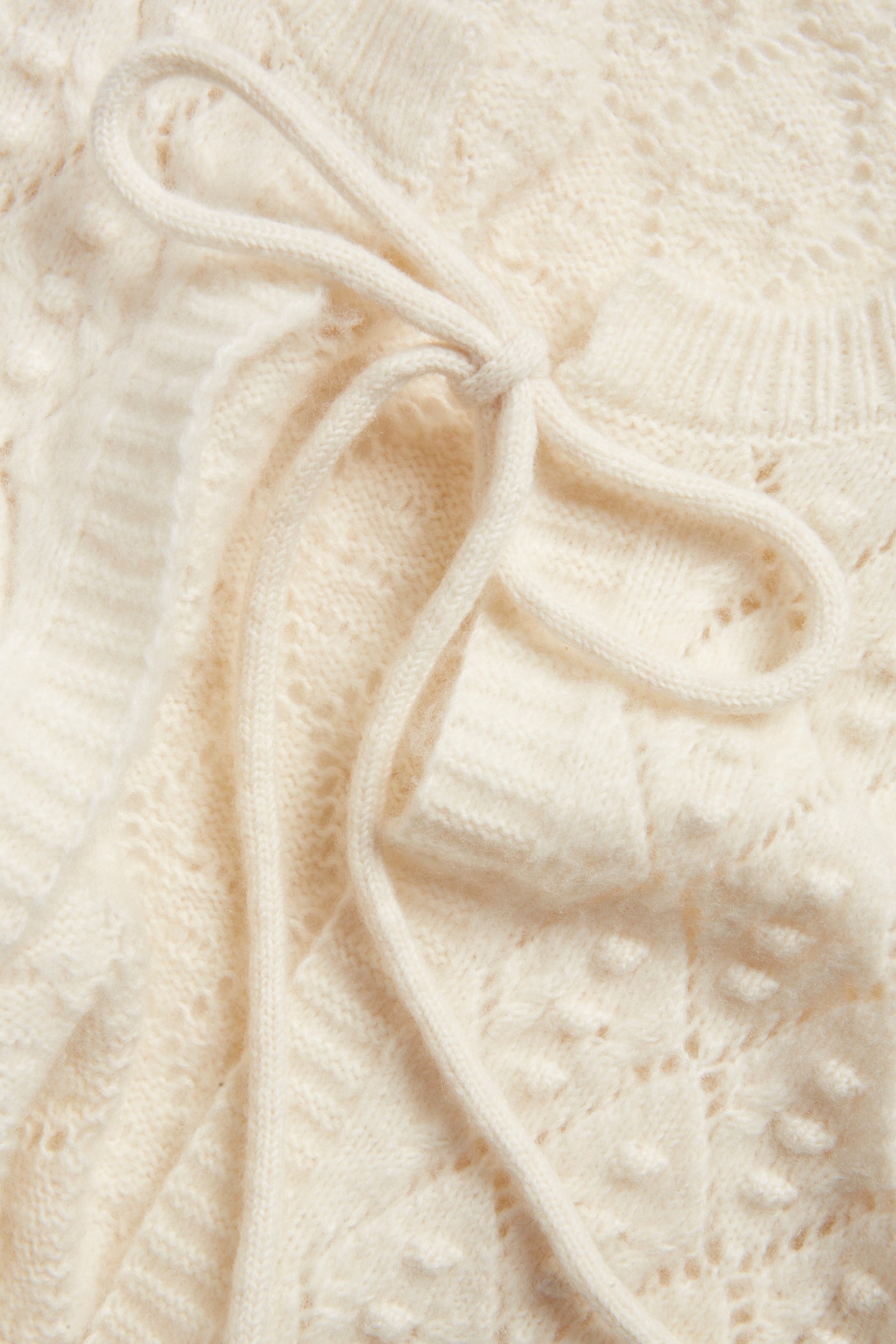 Women's beige wool blended vest