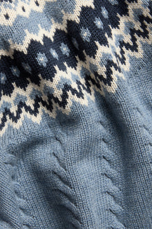Kids blue knitted jumper