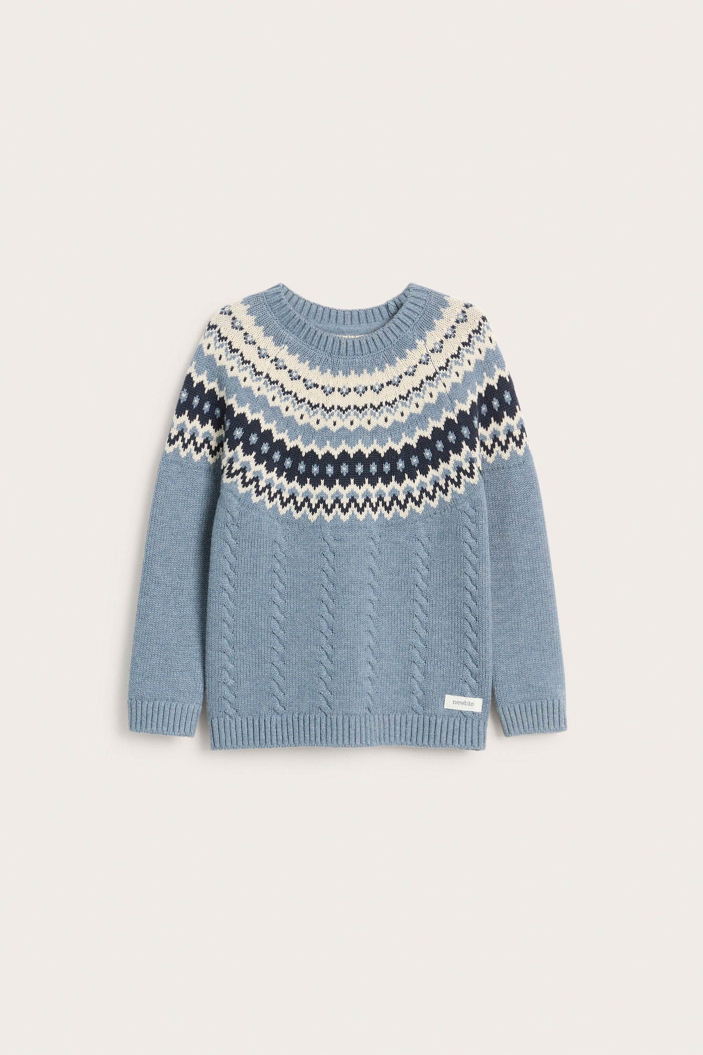 Kids blue knitted jumper