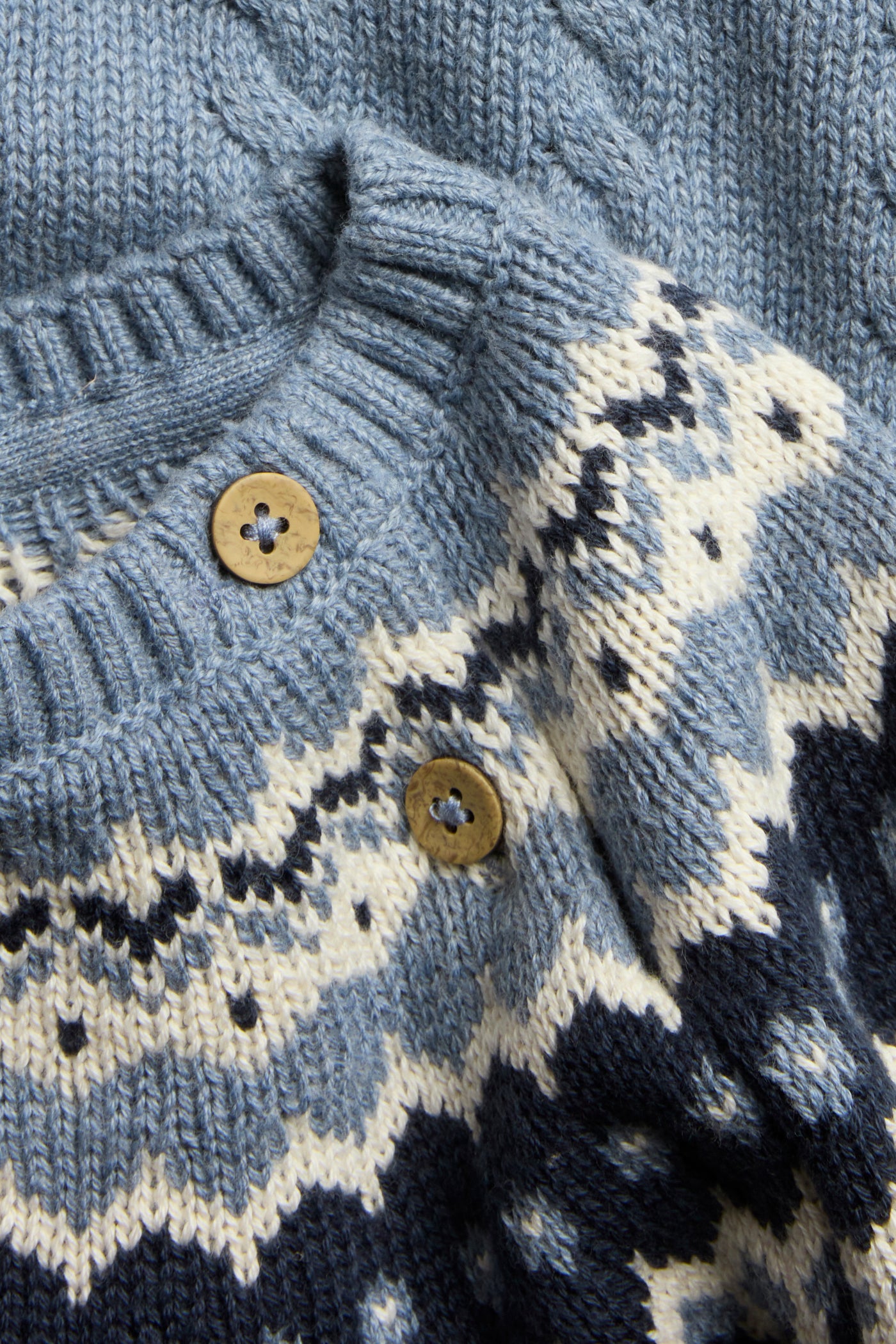Baby blue knitted jumper