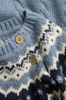 Baby blue knitted jumper
