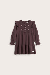 Baby lilac knitted dress