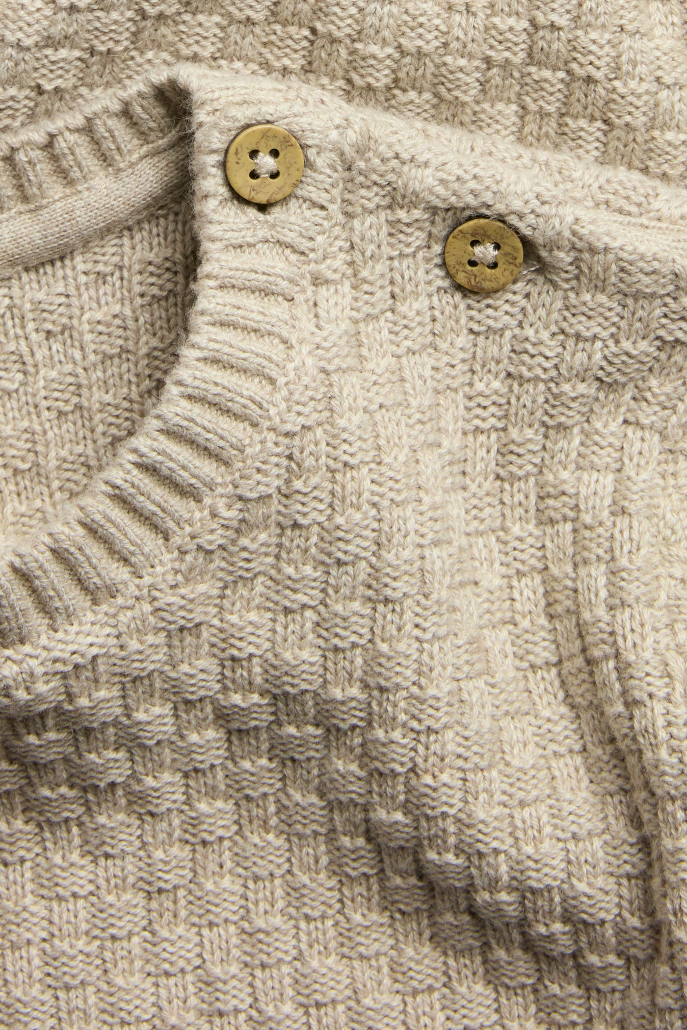Kids' beige knitted jumper