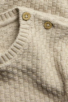 Kids' beige knitted jumper