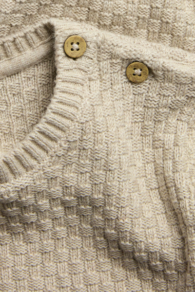 Kids' beige knitted jumper