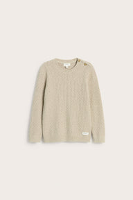 Kids' beige knitted jumper
