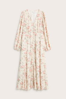 Women's beige floral dress