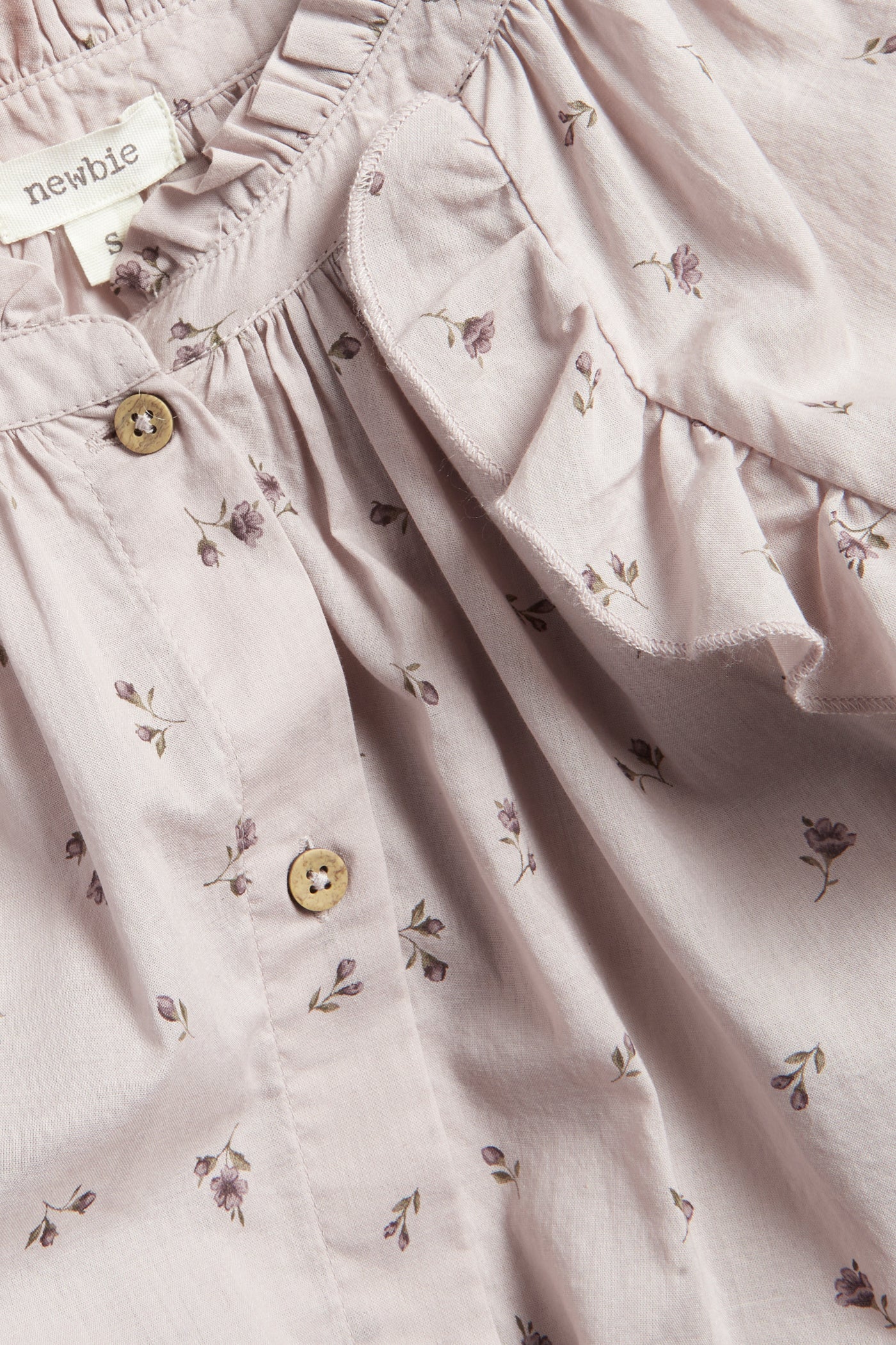 Women's lilac floral blouse