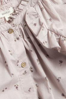 Women's lilac floral blouse