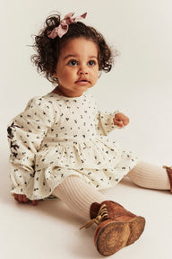 Baby beige ditzy floral bodysuit