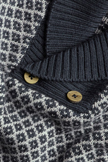 Kids´ blue knitted wool jumper