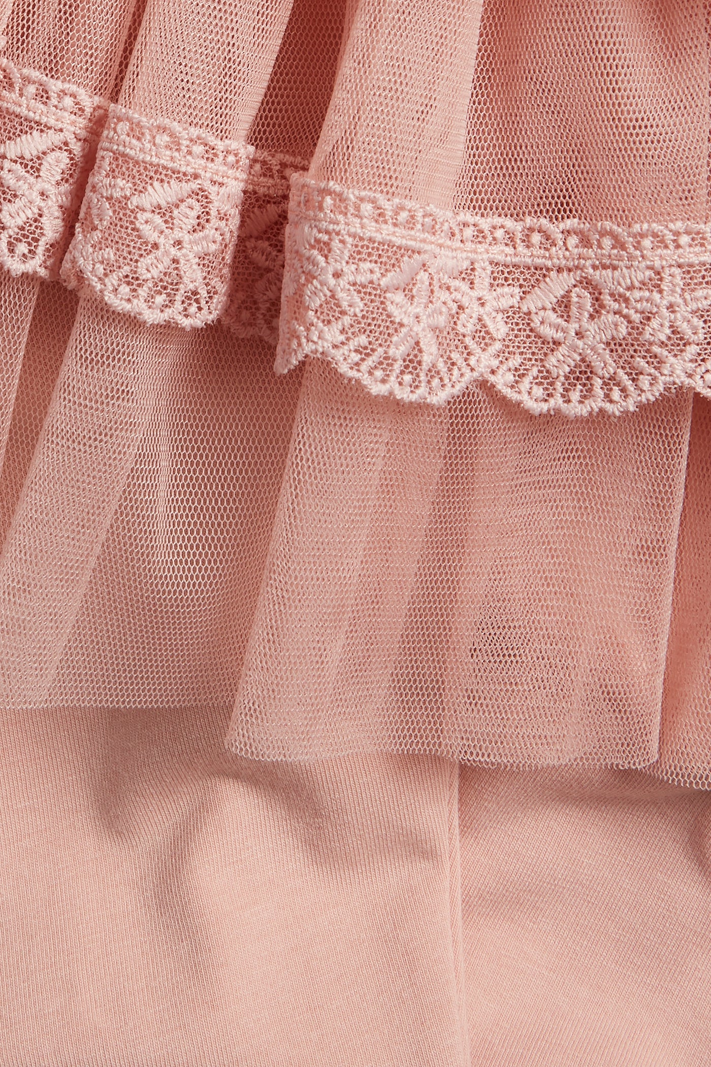 Baby pink leggings with skirt