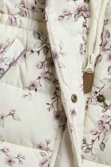 Baby & kids' beige floral padded jacket