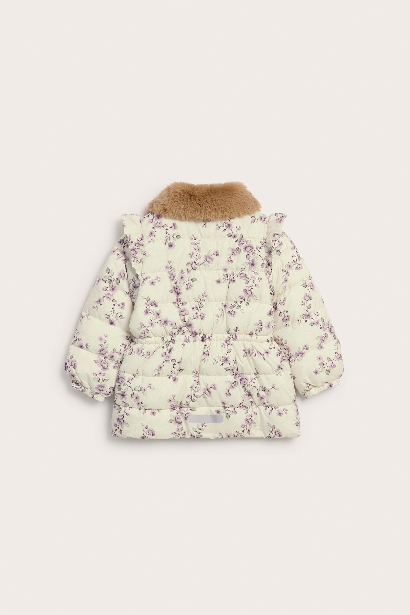 Baby & kids' beige floral padded jacket