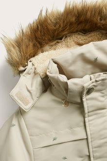 Baby & kids beige padded jacket with foxes
