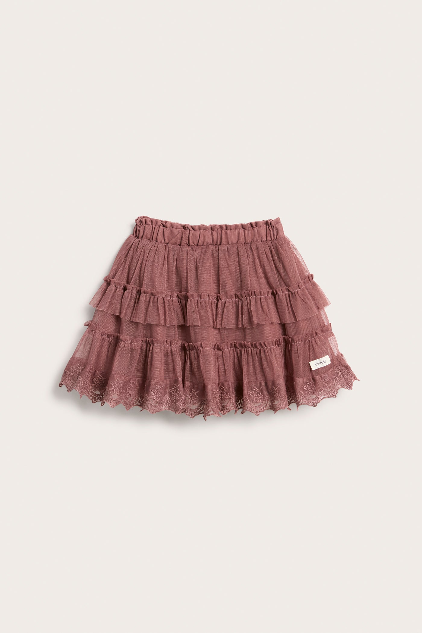 Baby & kids' pink mesh skirt with frills
