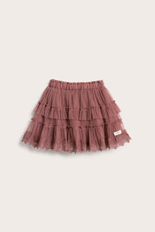 Baby & kids' pink mesh skirt with frills