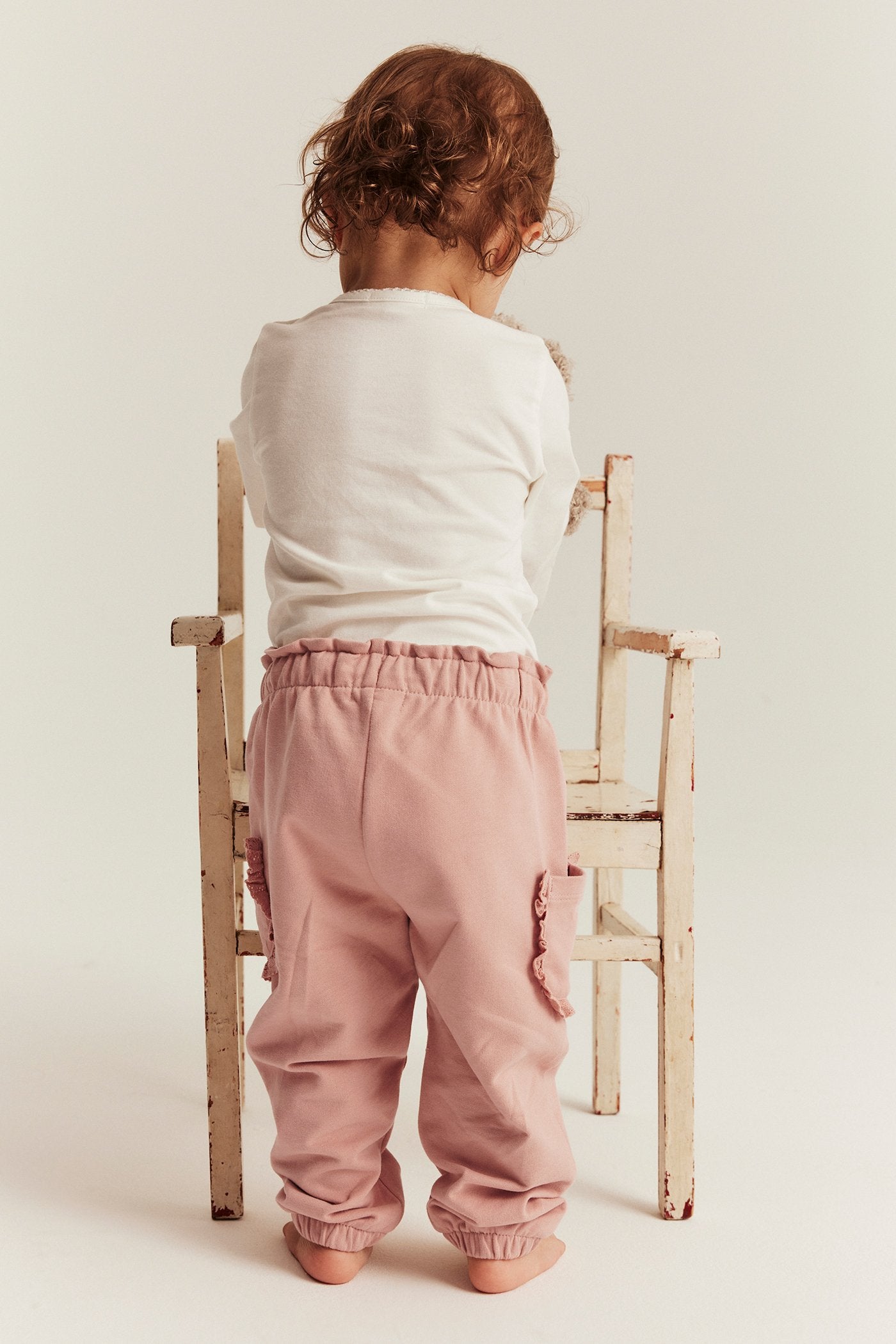 Baby light pink joggers