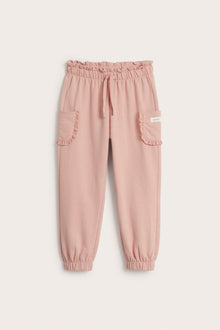 Kids' light pink jogger trousers
