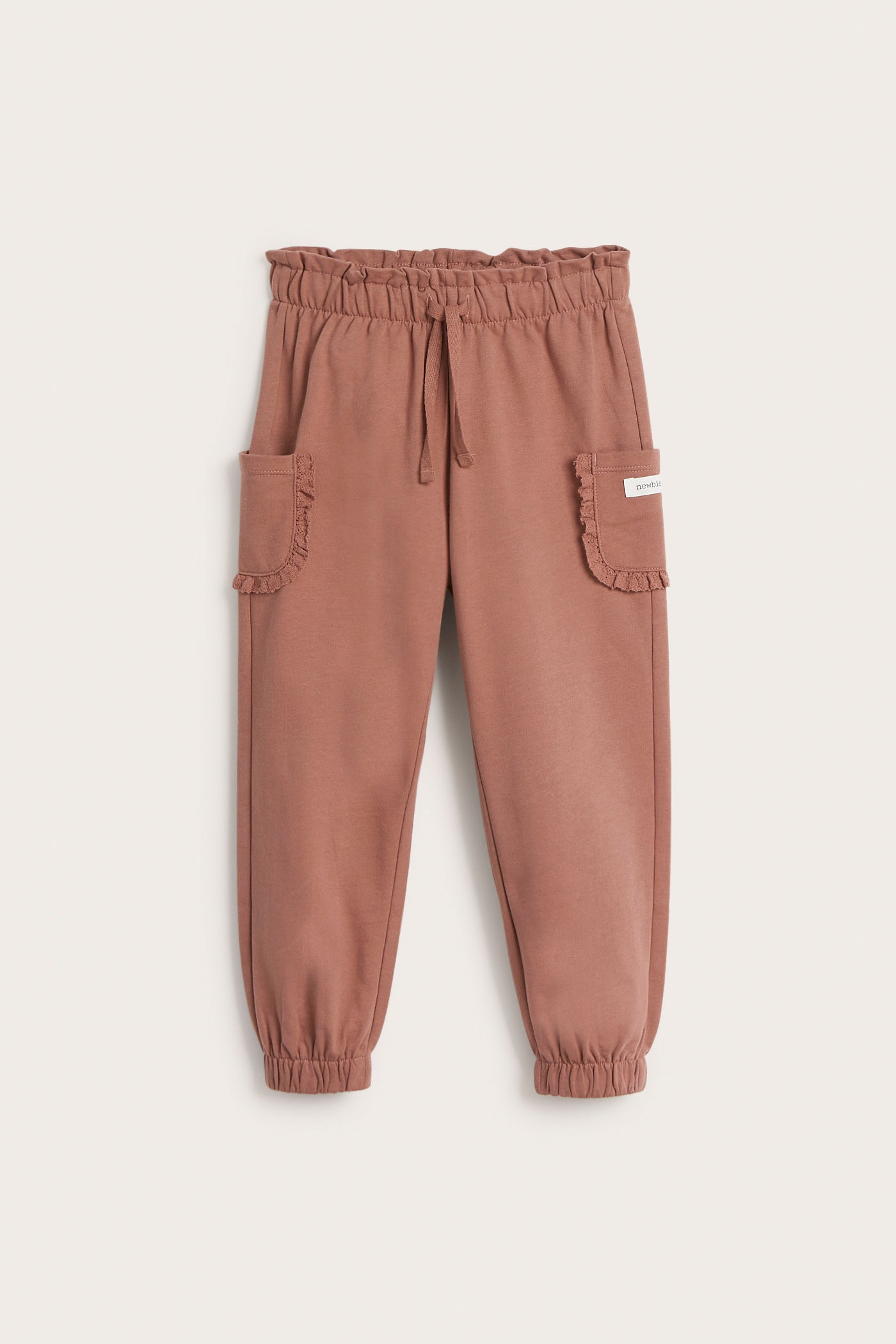 Kids' pink jogger trousers