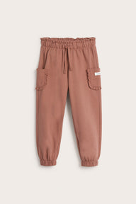 Kids' pink jogger trousers