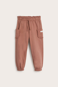 Kids' pink jogger trousers