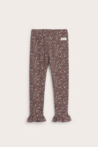 Kids lilac floral leggings