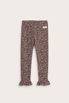 Kids lilac floral leggings