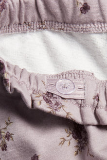 Kids' lilac floral jogger trousers