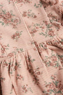 Baby pink floral dress